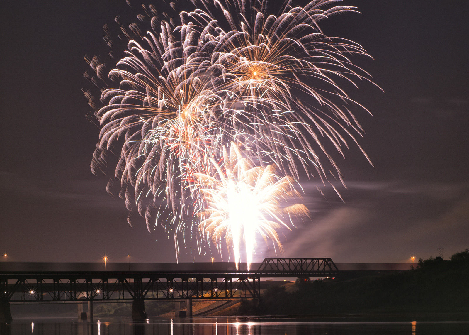 Catch the fireworks over the South Saskatchewan River on Canada Day, one of the most popular tourism Saskatoon events.